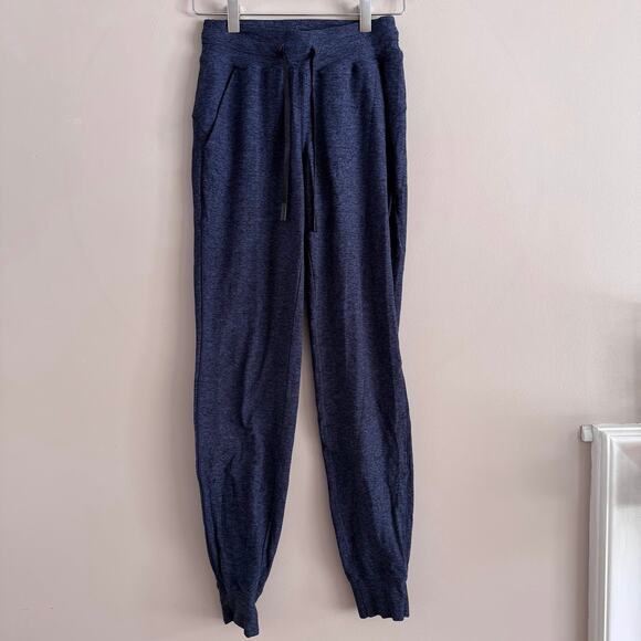 Lululemon Ready To Rulu Jogger Pant 29" Heathered True Navy Black W5BCJS Size 2 - Picture 2 of 5